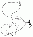 coloriage coq 15