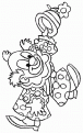 coloriage clown 21