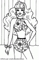 coloriage barbie 22