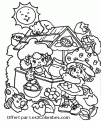 coloriage Charlotte aux fraises 75