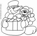 coloriage diddl noel 49