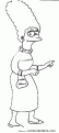 coloriage Marge Simpson 48