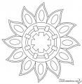 coloriage mandala 42