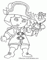 coloriage dora 11