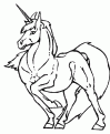 coloriage de licorne 12