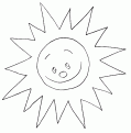 coloriage soleil 14