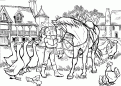 coloriage cheval 15