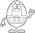 dessins bonhomme Oeuf et cartoon de Paques 9