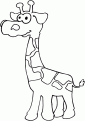 coloriage girafe 03