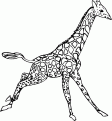 coloriage girafe 20