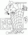 coloriage de souris 14