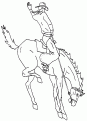 coloriage cowboy 19
