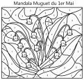 Mandala Muguet 1er-Mai Enfant