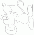 coloriage de souris 07