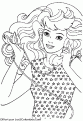 coloriage barbie 12