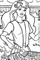 coloriage barbie 14