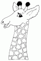 coloriage girafe 08
