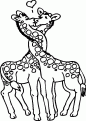 coloriage girafe 18