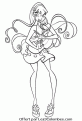 coloriage winx 129