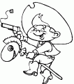 coloriage cowboy 06