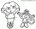 coloriage dora 20