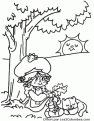 coloriage Charlotte aux fraises 80