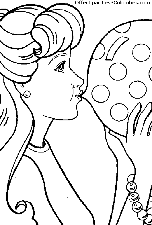 coloriage barbie 03