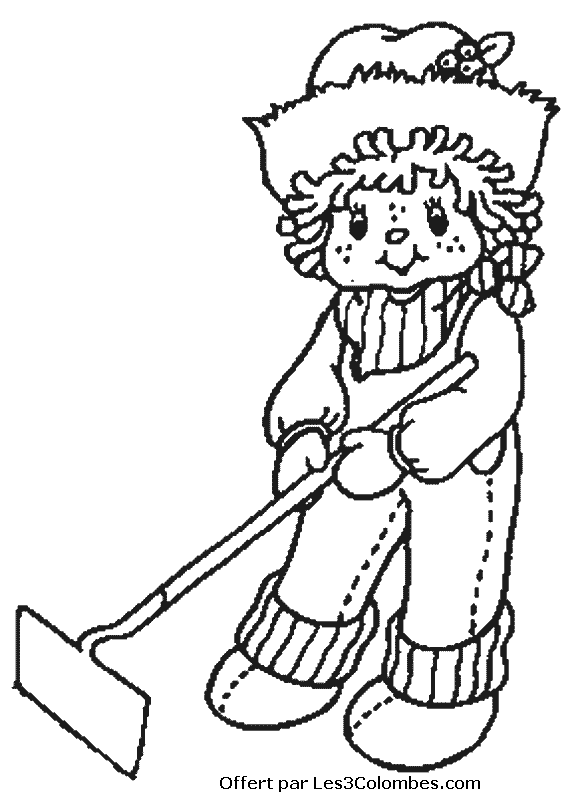 coloriage Charlotte aux fraises 24