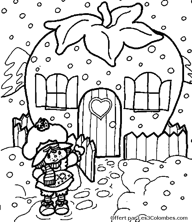 coloriage Charlotte aux fraises 54