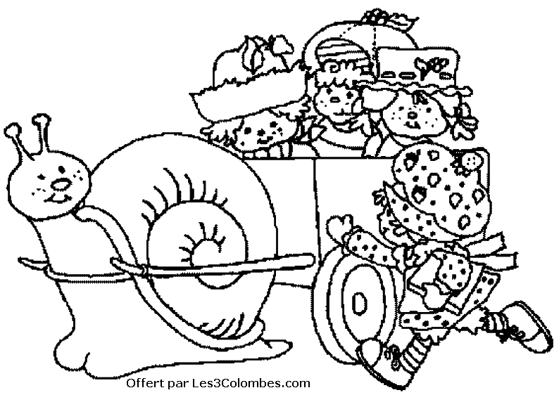 coloriage Charlotte aux fraises 57