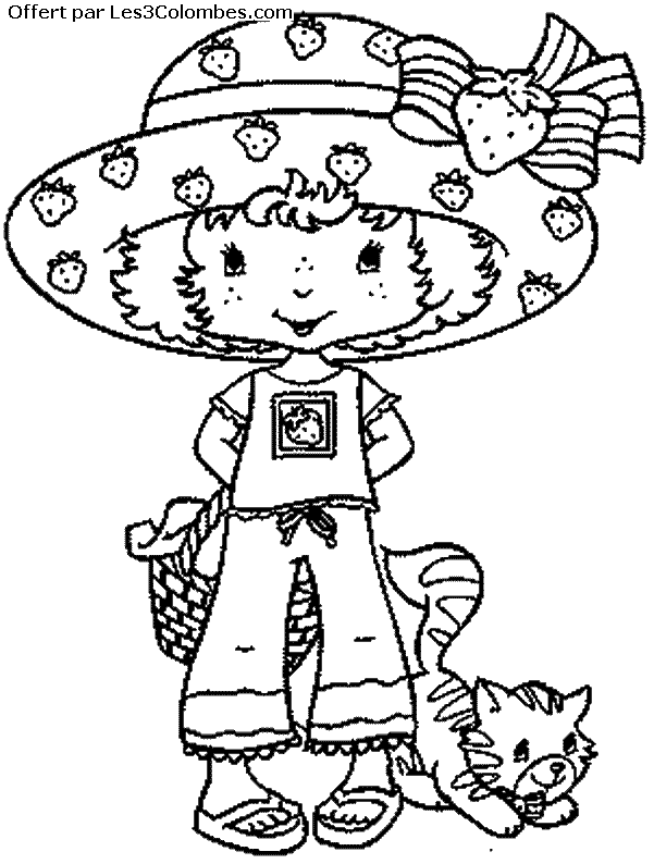 coloriage Charlotte aux fraises 58
