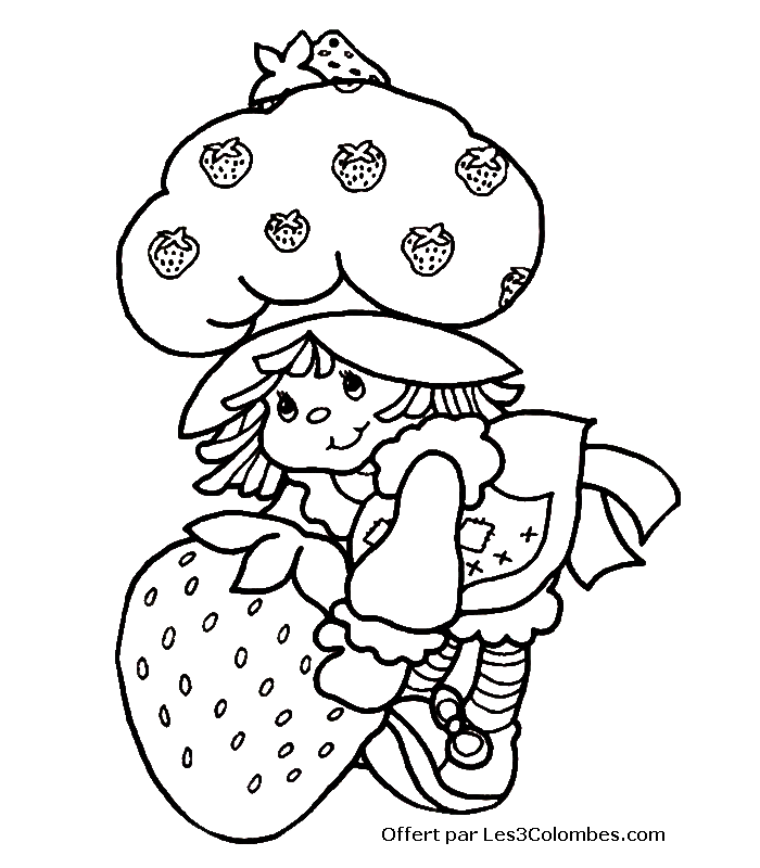 coloriage Charlotte aux fraises 70