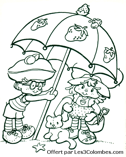 coloriage Charlotte aux fraises 71