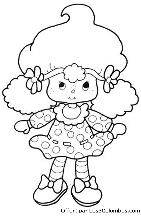 coloriage Charlotte aux fraises 82