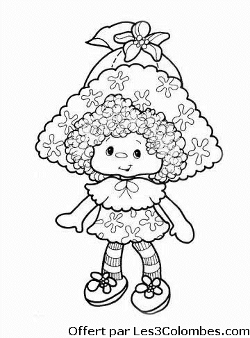 coloriage Charlotte aux fraises 90