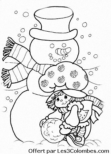 coloriage Charlotte aux fraises 91