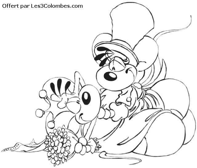 coloriage diddl 36