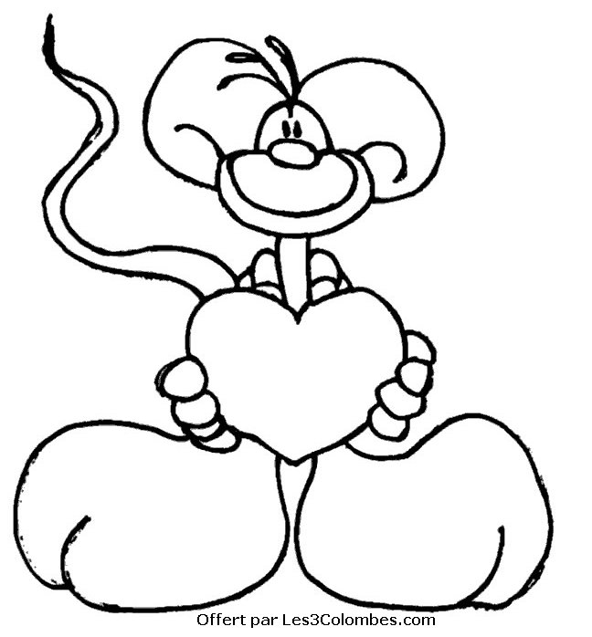 coloriage diddl 40