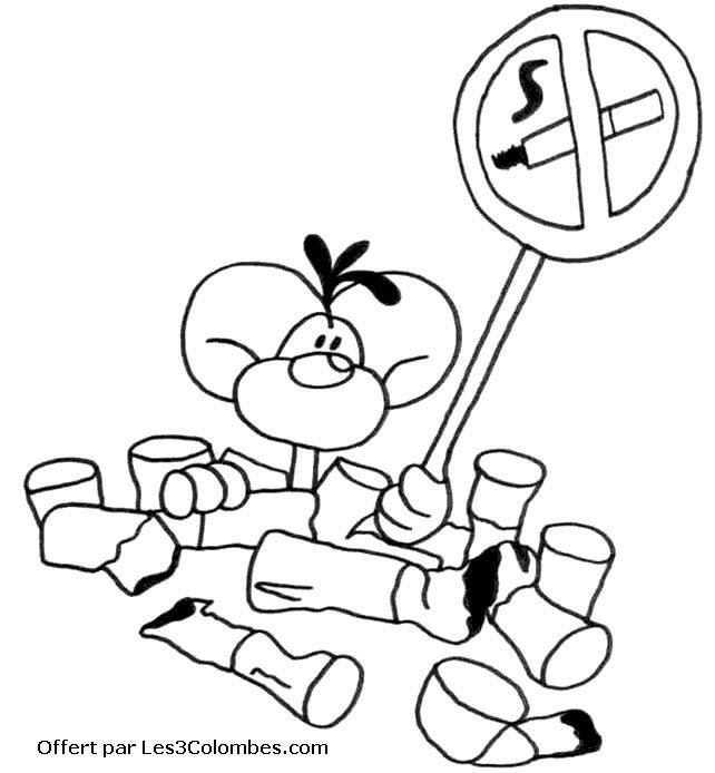coloriage diddl 43