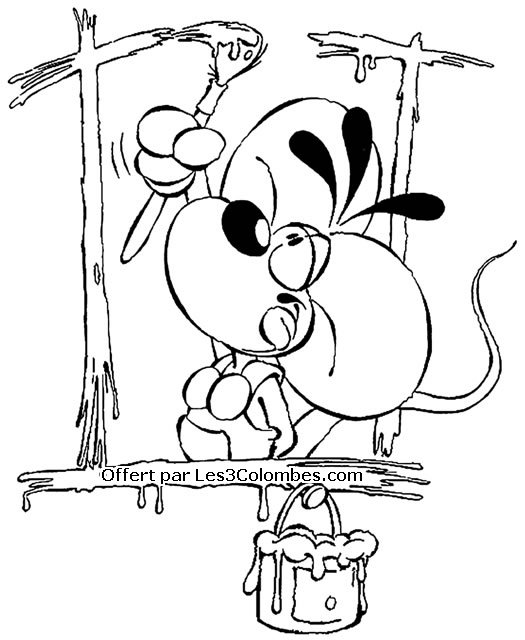 coloriage diddl 44