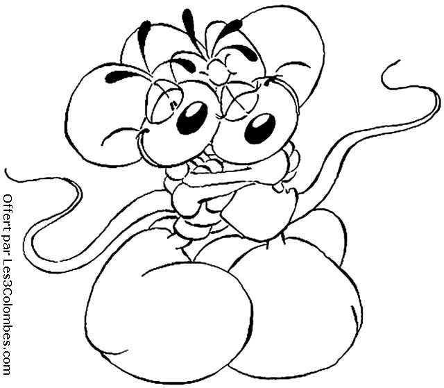 coloriage diddl diddlina 32