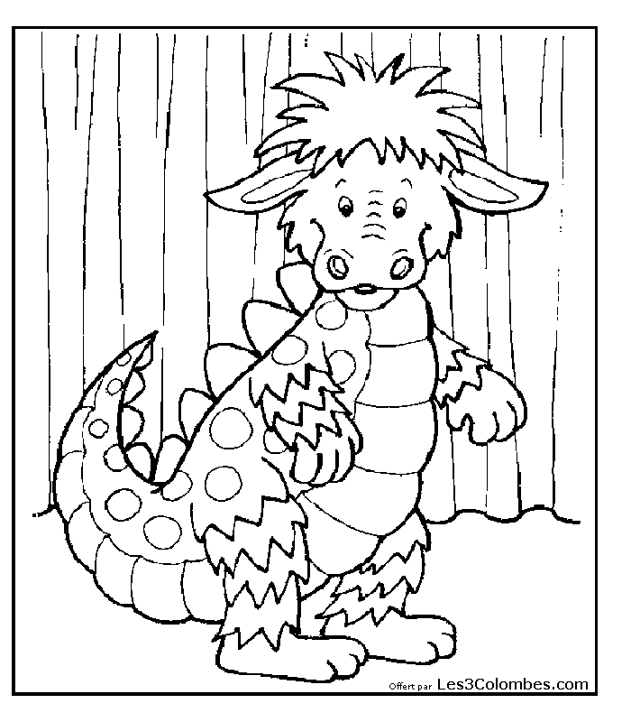 coloriage dragon 28