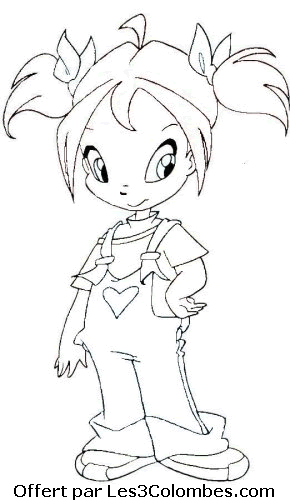 coloriage winx 101