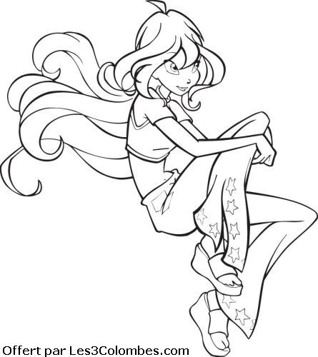 coloriage winx 108