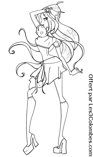 coloriage winx 111
