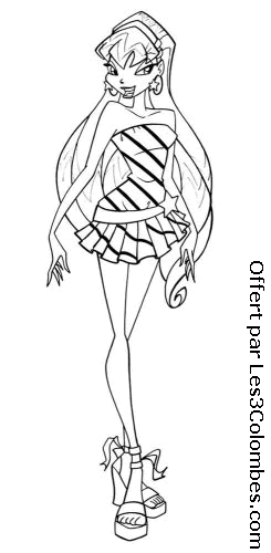 coloriage winx 112
