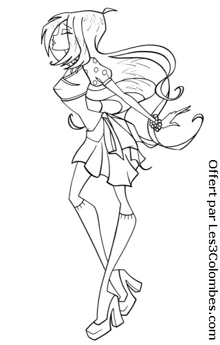 coloriage winx 113
