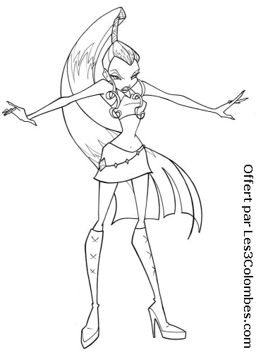 coloriage winx 115