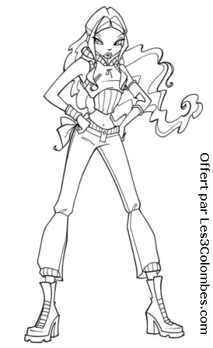 coloriage winx 117