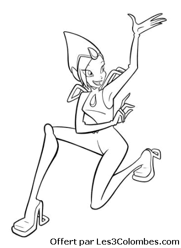 coloriage winx 118